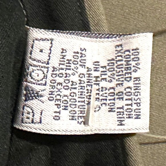 Munsingwear Mens Olive Green Long-Sleeve Button-Up Shirt Size L - Picture 9 of 12